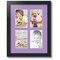 ArtToFrames Collage Photo Picture Frame with 4 - 4x6 inch Openings, Framed in Black with Over 62 Mat Color Options and Regular Glass (CSM-3926-2)